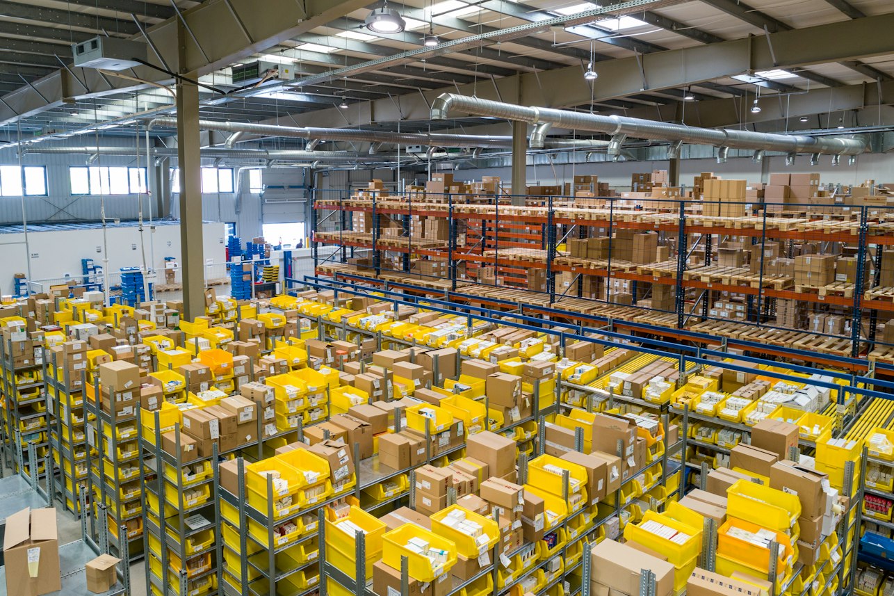 Cajas de encomienda listas para enviar